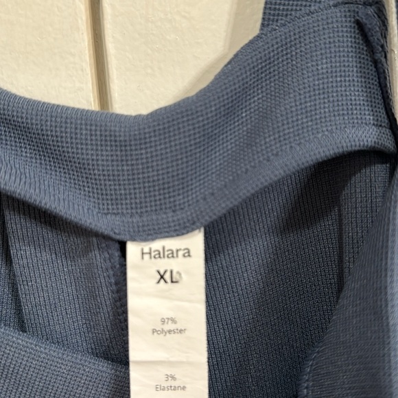 Halara Mountain Spring Adjustable Plicated Waffle Casual Overalls Size XL - Picture 4 of 5